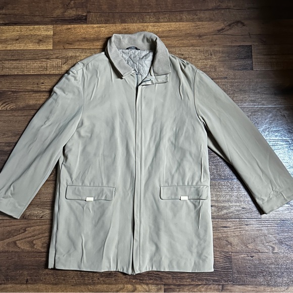 Dimensione ~ Vintage ~ Men’s X-Large ~ Beige ~ Made in Italy ~ Trench Coat - Picture 8 of 15